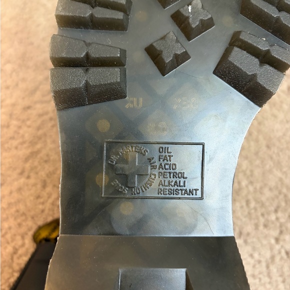 Dr. Martens Jadon Boot Black Smooth Leather Platforms US 9M / US 10L - Picture 5 of 7